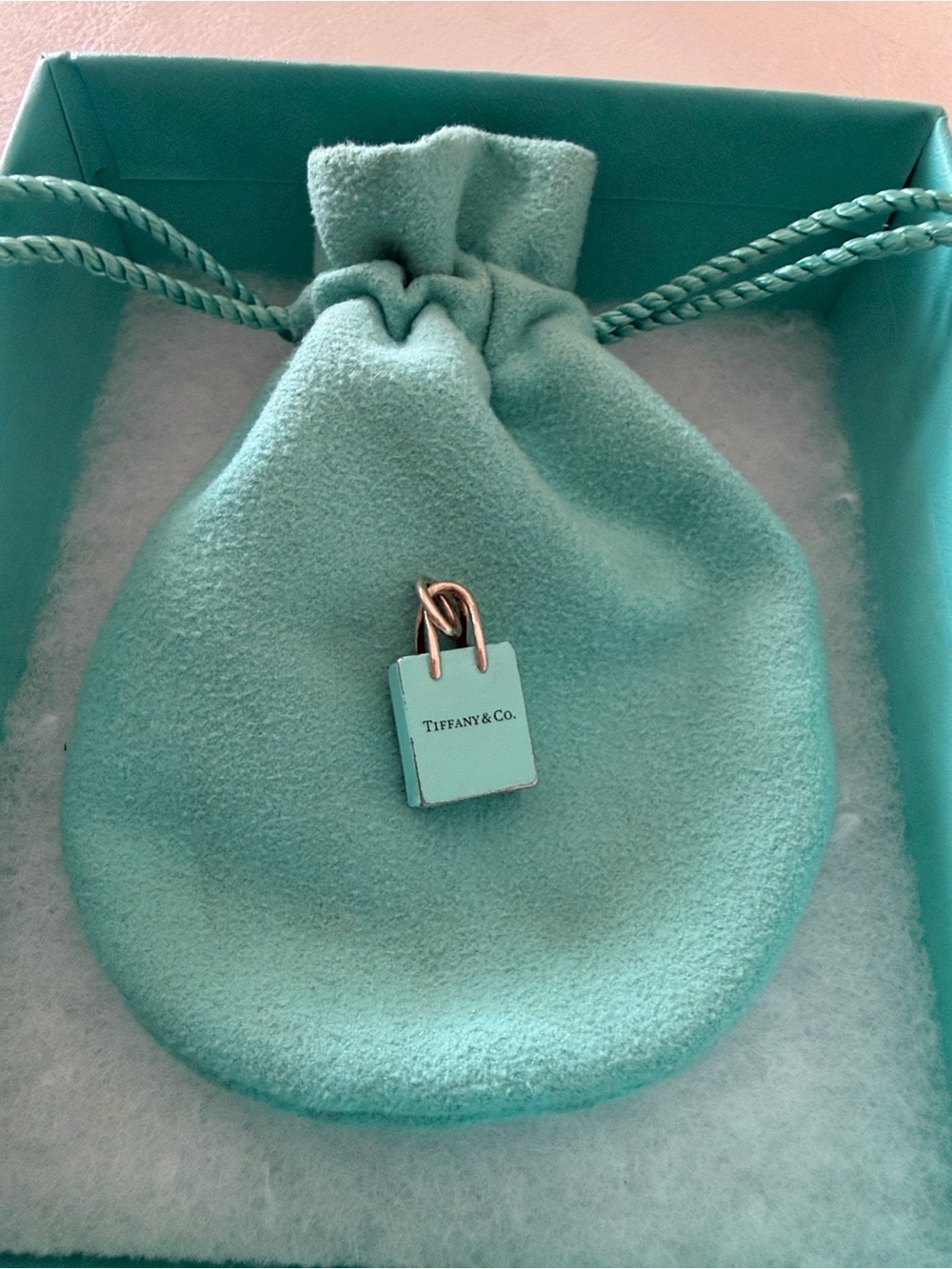 Tiffany & Co. Mini Shopping Bag Charm